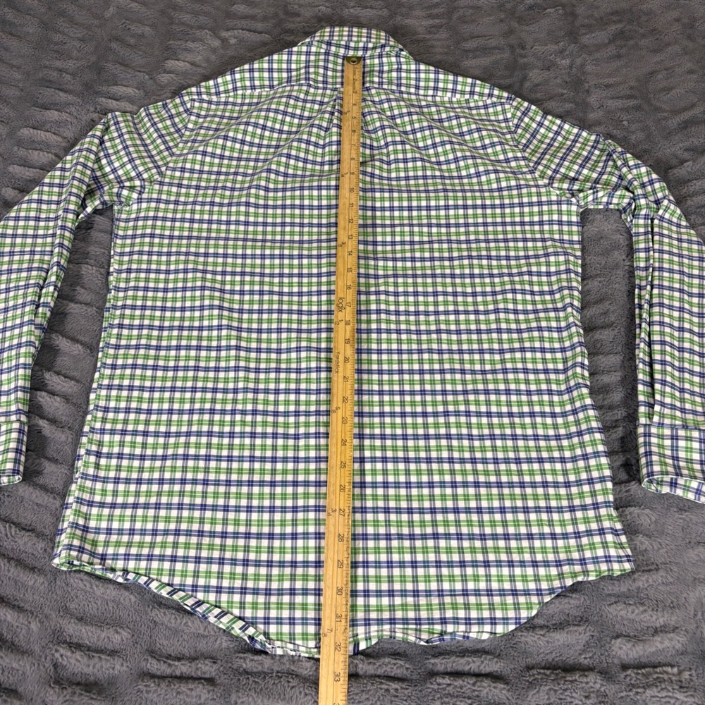 Lauren Ralph Lauren Tall Fit Performance Stretch Plaid Dress Shirt 16.5 36/37 - Picture 5 of 6